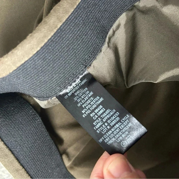 Theory green olive pull on pant - Picture 7 of 10